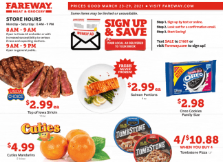 Fareway Weekly Ad Mar 23 – Mar 29, 2021