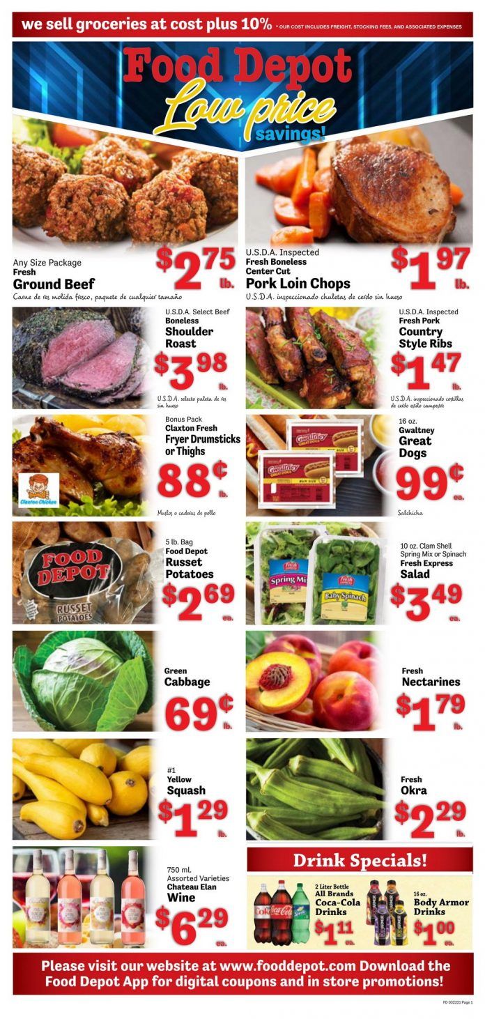 Food Depot Weekly Ad Mar 22 Mar 28, 2021
