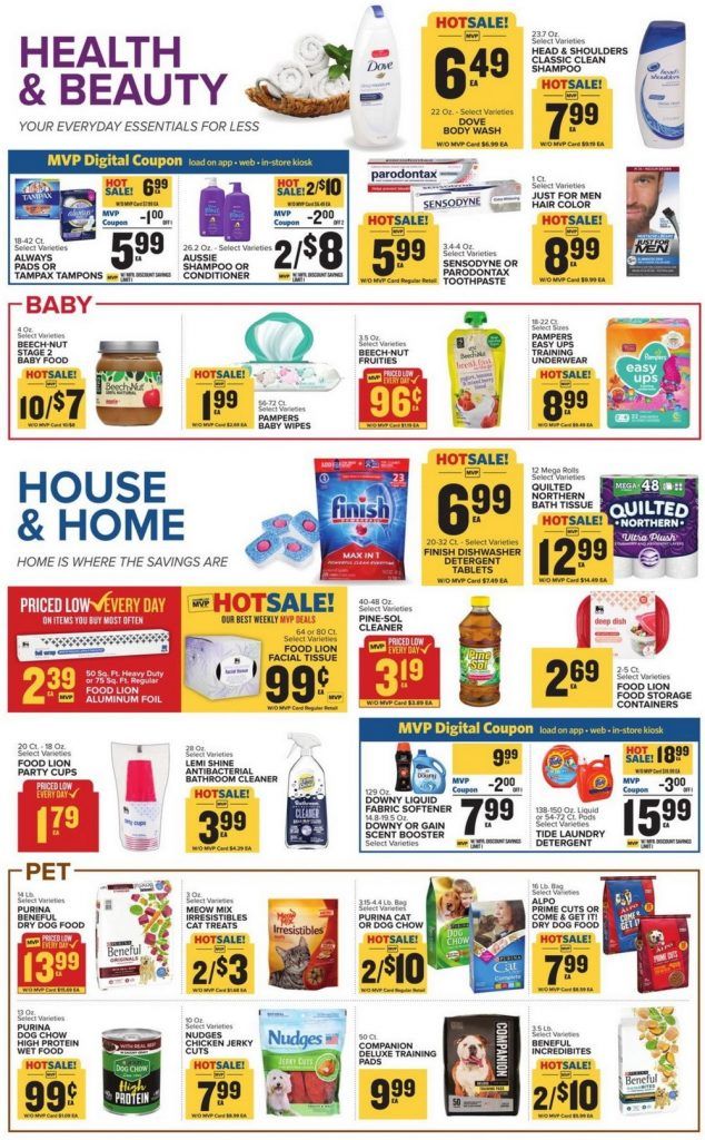 Food Lion Weekly Ad Mar 10 Mar 16, 2021