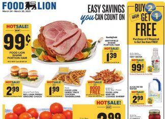 Food Lion Weekly Ad Mar 24 – Mar 30, 2021