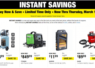 Harbor Freight Flyer Sale Mar 04 – Mar 11, 2021