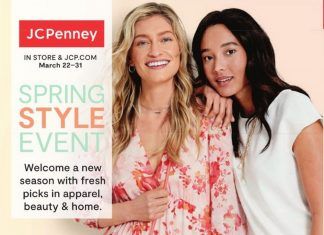 JCPenney Spring Style Event Mar 22 – Mar 31, 2021