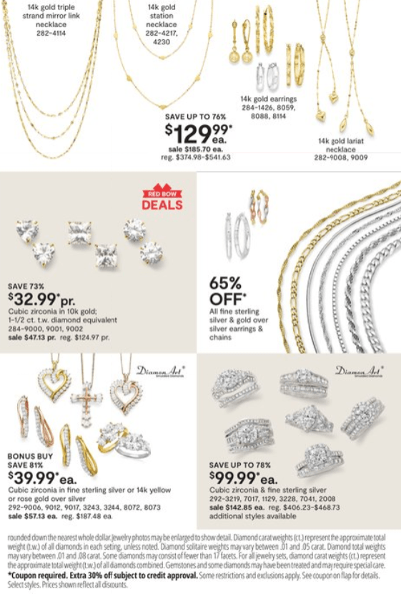 JCPenney Billion Dollar Jewelry Sale Mar 04 Mar 28, 2021