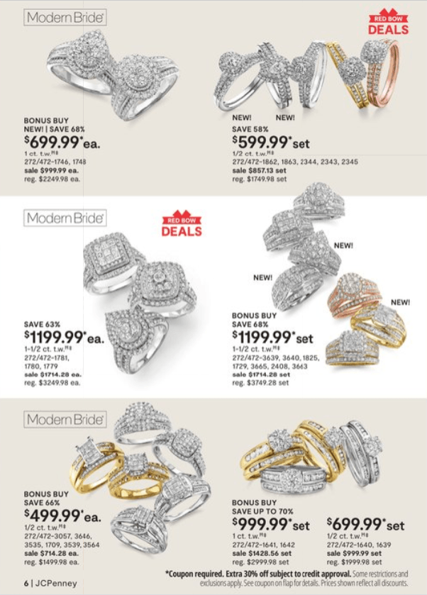 JCPenney Billion Dollar Jewelry Sale Mar 04 Mar 28, 2021