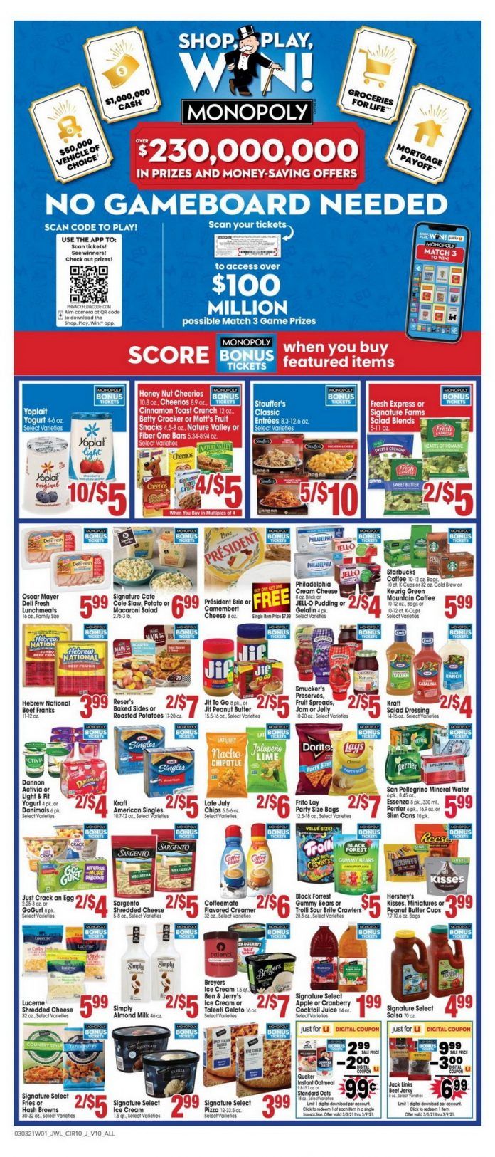 Jewel Osco Weekly Ad Mar 03 Mar 09, 2021
