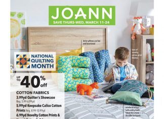 Jo-Ann Weekly Ad Mar 11 – Mar 24, 2021