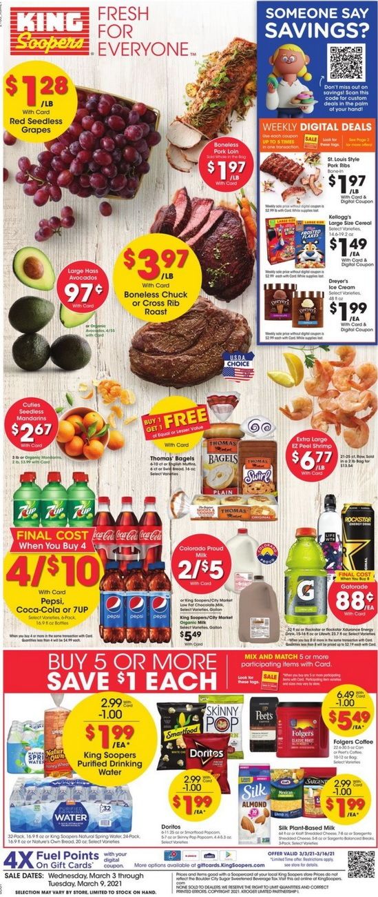 King Soopers Weekly Ad Mar 03 Mar 09, 2021