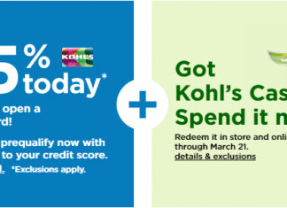 Kohl’s Coupons Sale Until Mar 21, 2021