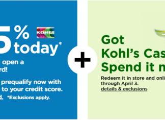 Kohl’s Coupons Sale Until Apr 03, 2021
