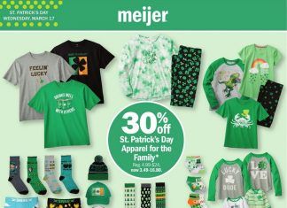 Meijer St Patrick’s Day Flyer Sales