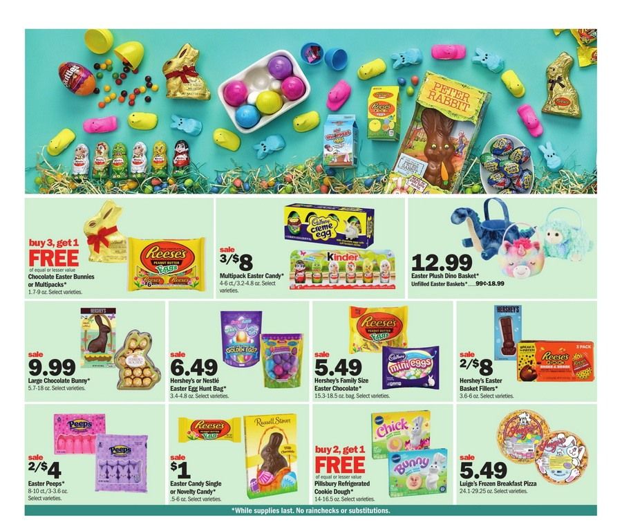 Meijer Easter Ad Mar 28 Apr 04, 2021