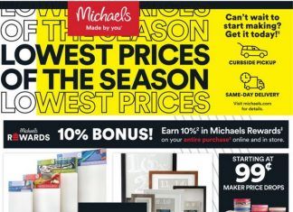 Michaels Weekly Ad Mar 14 – Mar 20, 2021