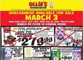 Ollie’s Weekly Ad Mar 03 – Mar 10, 2021
