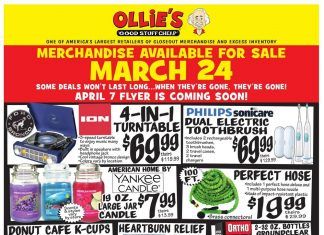 Ollie’s Weekly Ad Mar 24 – Mar 31, 2021