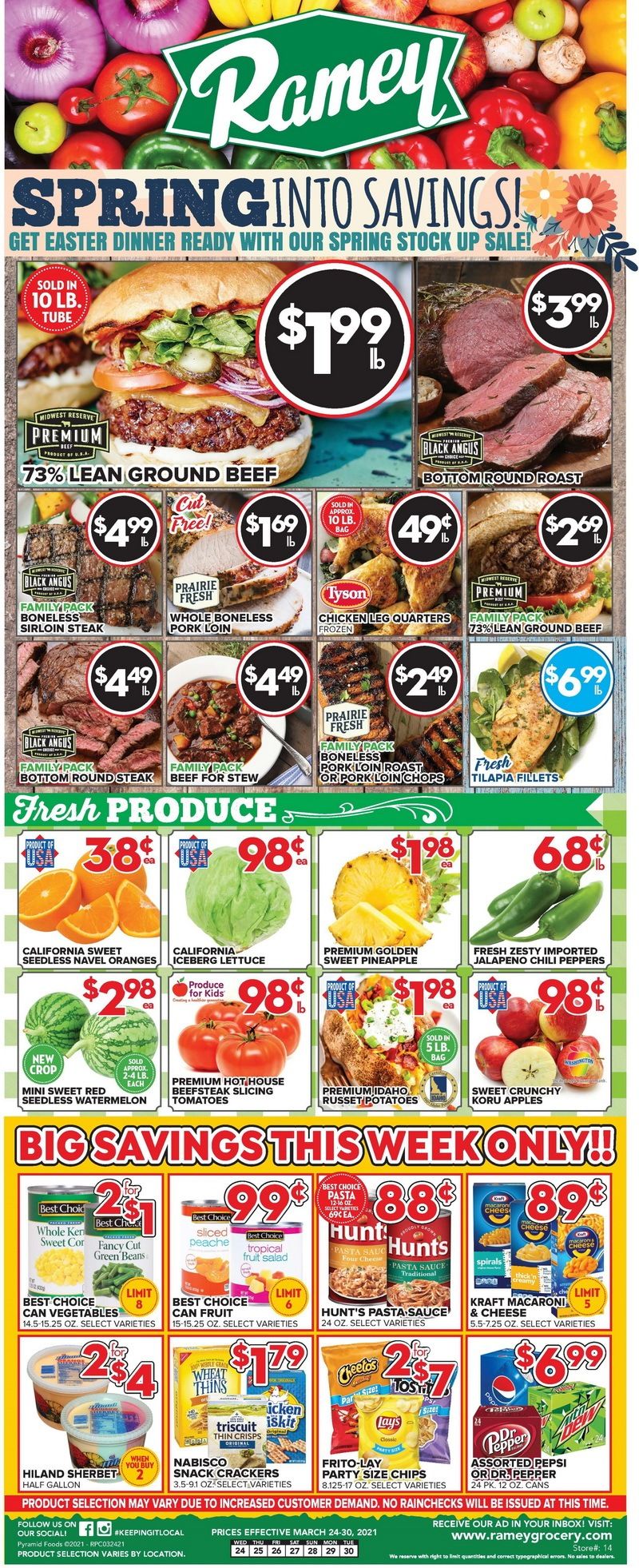 Price Cutter Weekly Ad Mar 24 Mar 30, 2021