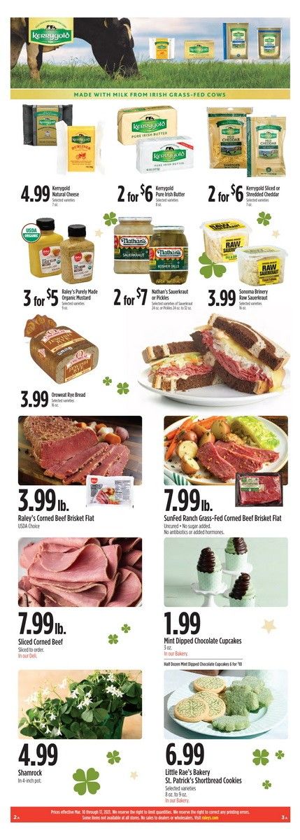 Raley's Supermarkets Weekly Ad Mar 10 – Mar 16, 2021