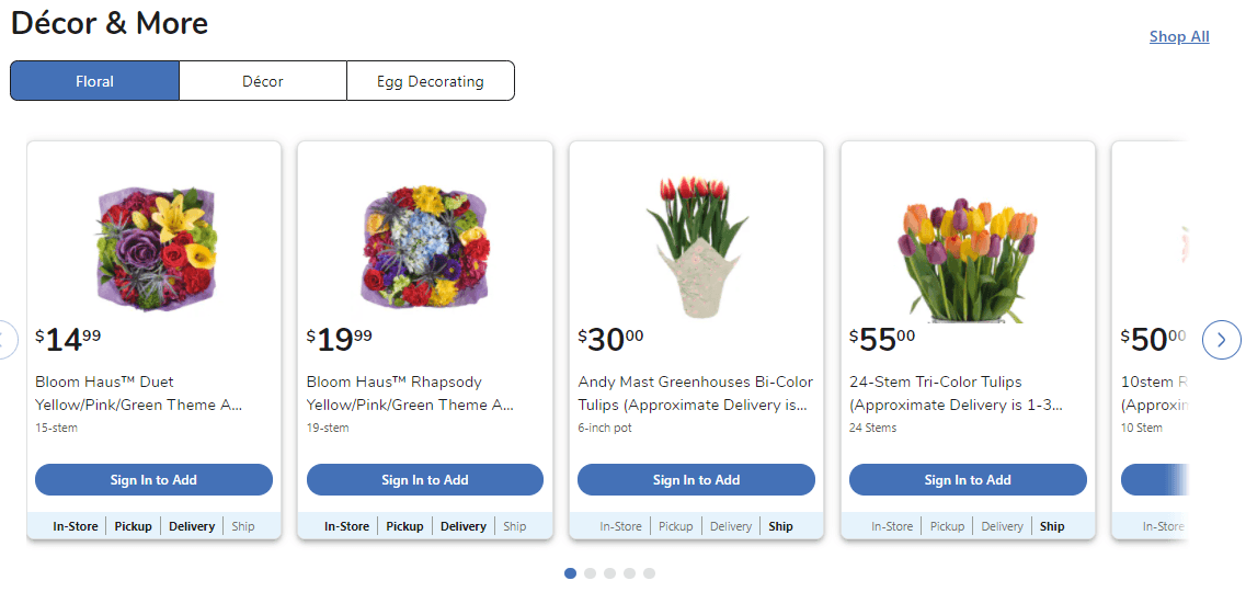 Ralphs Easter Flyer Sales