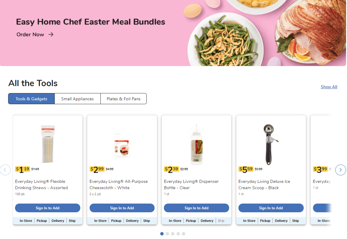 Ralphs Easter Flyer Sales