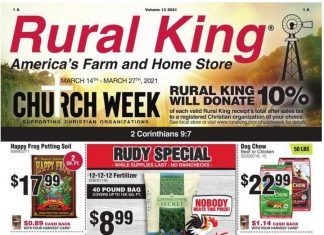 Rural King Weekly Ad Mar 14 – Mar 27, 2021