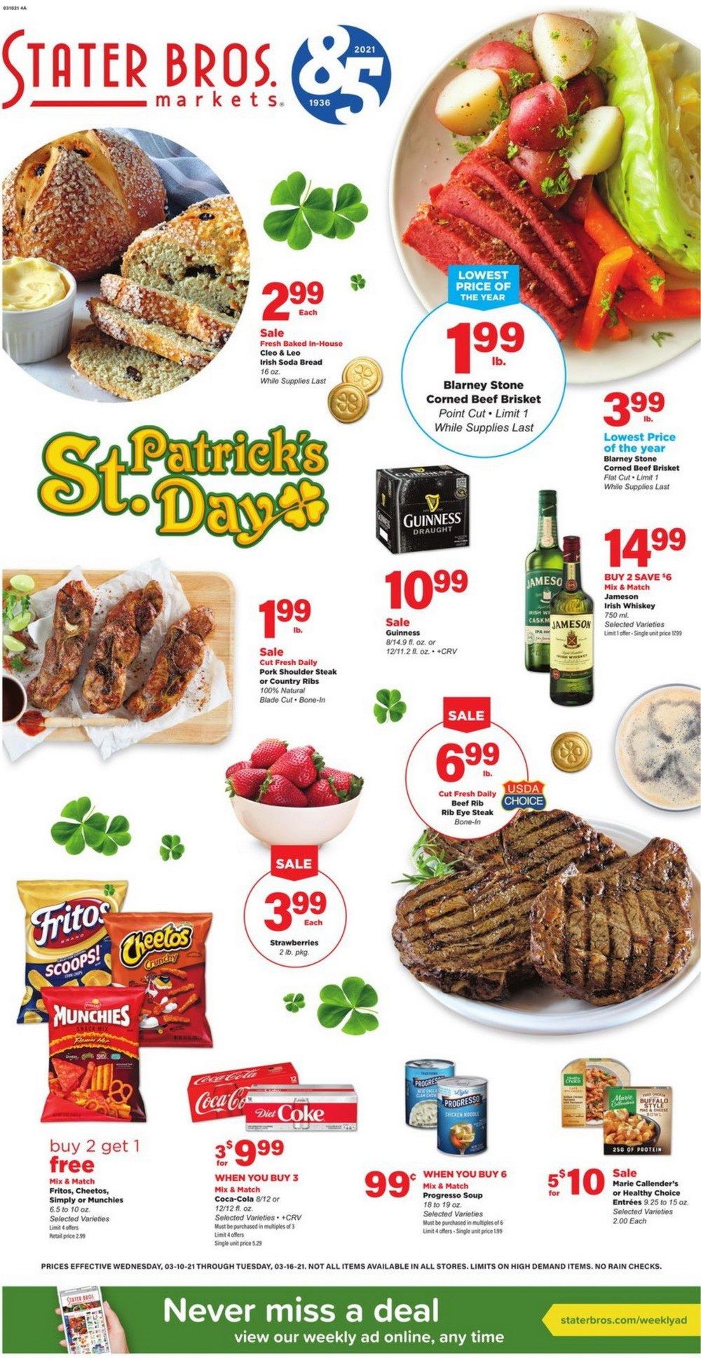 Stater Bros Weekly Ad Mar 10 Mar 16, 2021