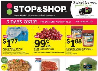 Stop & Shop Weekly Ad Mar 19 – Mar 25, 2021