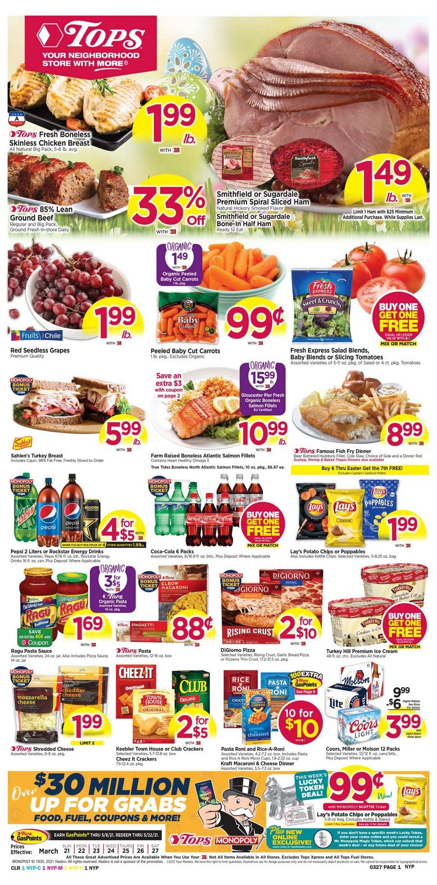 Tops Weekly Ad Mar 21 Mar 27, 2021