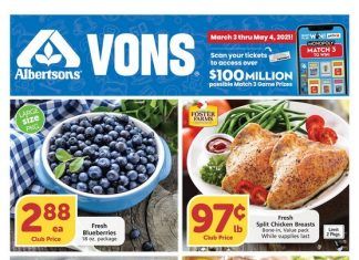Vons Weekly Ad Mar 17 – Mar 23, 2021