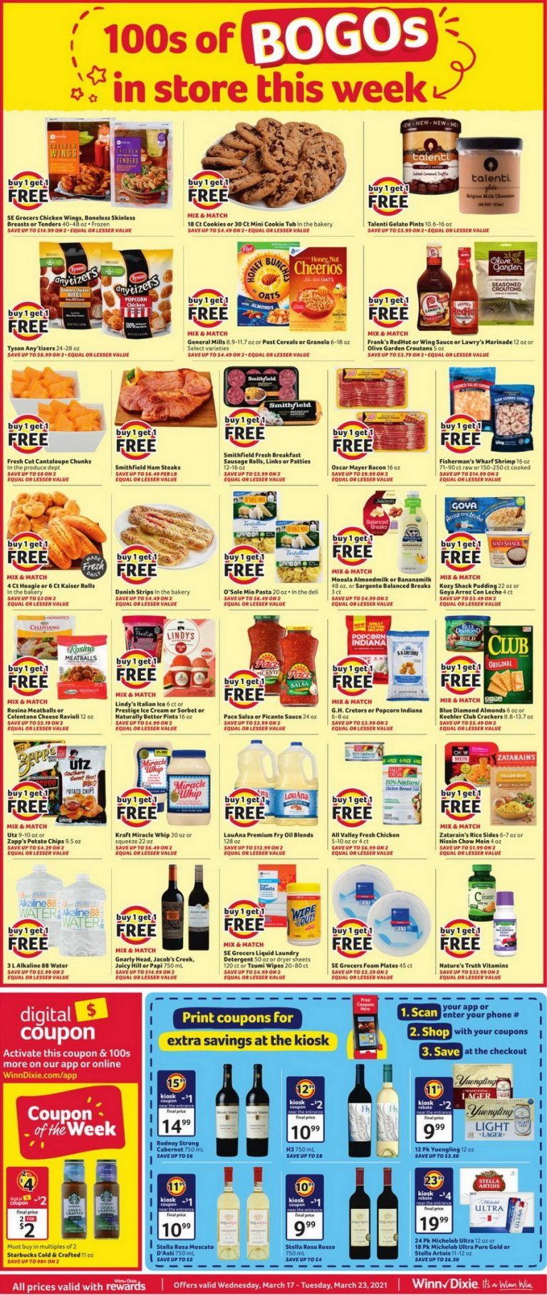 WinnDixie Weekly Ad Mar 17 Mar 23, 2021