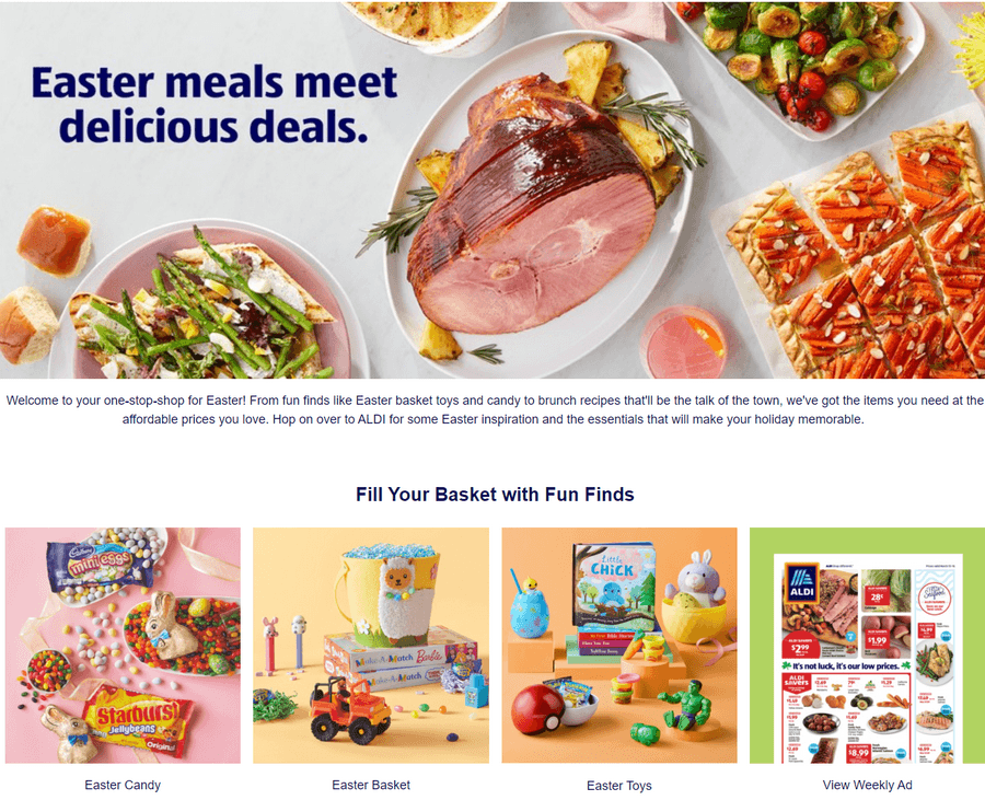 ALDI Easter Flyer Sales