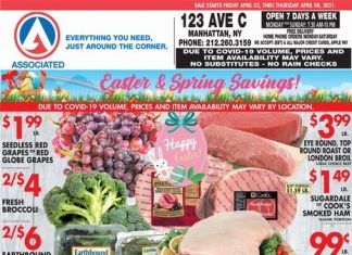 Associated Supermarkets Weekly Ad Apr 02 – Apr 08, 2021