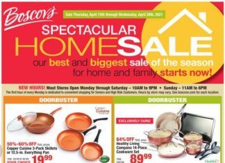 Boscov’s Weekly Ad Apr 15 – Apr 28, 2021