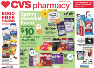 CVS Weekly Ad Apr 18 – Apr 24, 2021