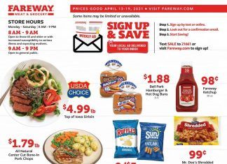 Fareway Weekly Ad Apr 13 – Apr 19, 2021