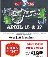 Food City Weekly Ad Apr 14 – Apr 20, 2021