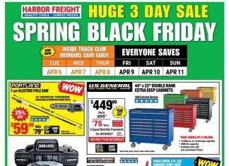 Harbor Freight Spring Black Friday Sale Apr 06 – Apr 11, 2021