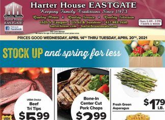 Harter House Weekly Ad Apr 14 – Apr 20, 2021