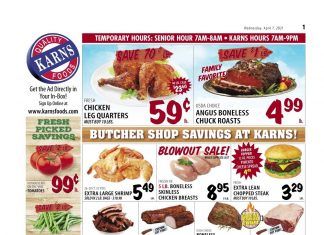 Karns Quality Foods Weekly Ad Apr 06 – Apr 12, 2021