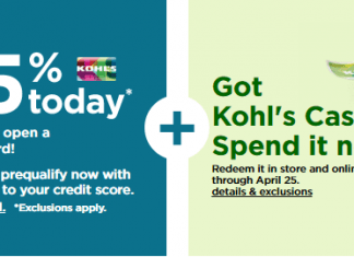 Kohl’s Coupons Sale Until Apr 25, 2021