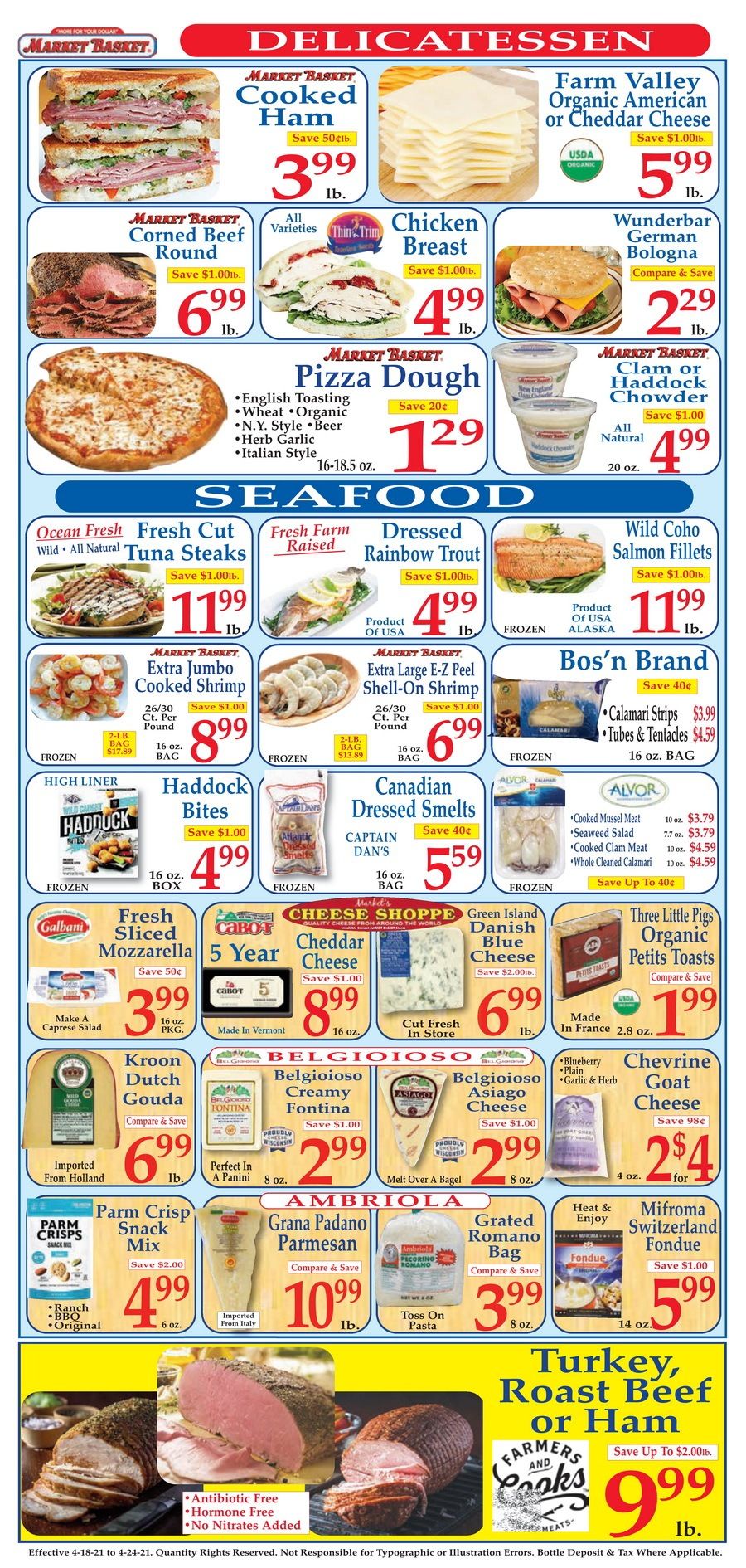 Market Basket Weekly Flyer Apr 18 – Apr 24, 2021