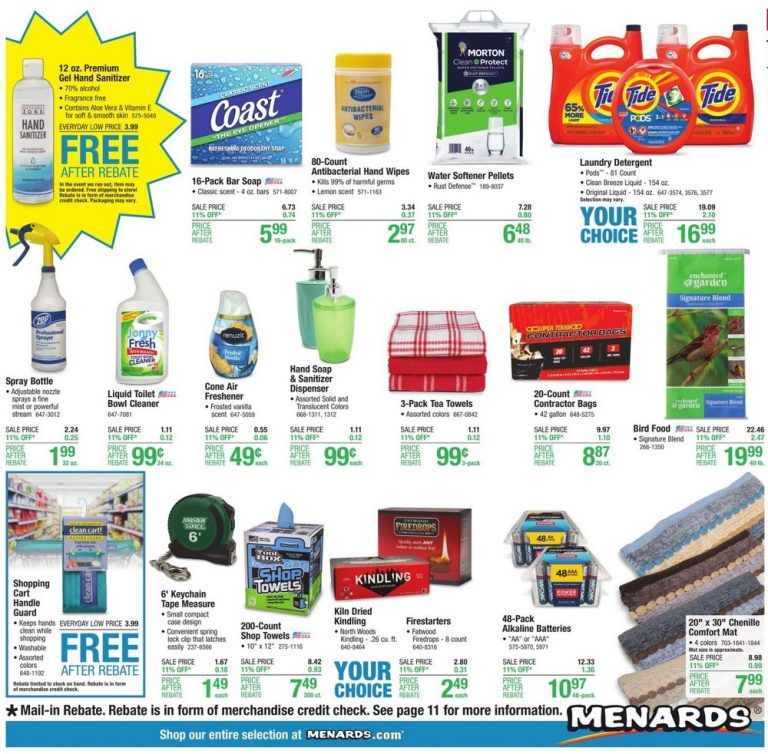 Menards Weekly Ad Apr 18 Apr 24, 2021