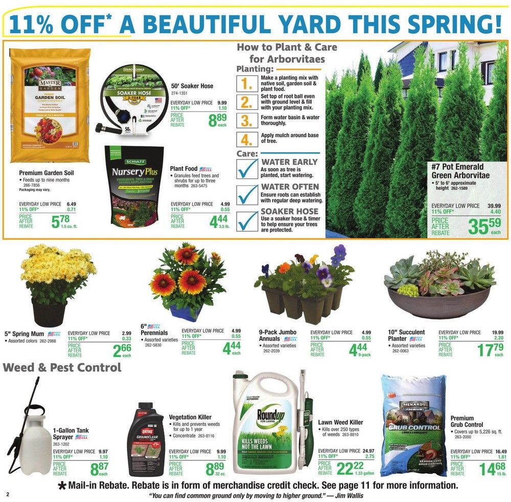Menards Weekly Ad Apr 18 Apr 24, 2021