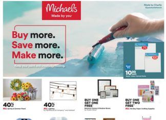 Michaels Weekly Ad Apr 18 – Apr 24, 2021