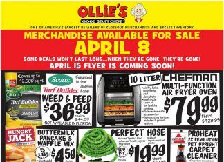 Ollie’s Weekly Ad Apr 07 – Apr 13, 2021