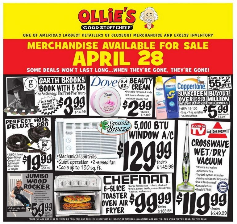 Ollie's Weekly Ad Apr 28 May 05, 2021