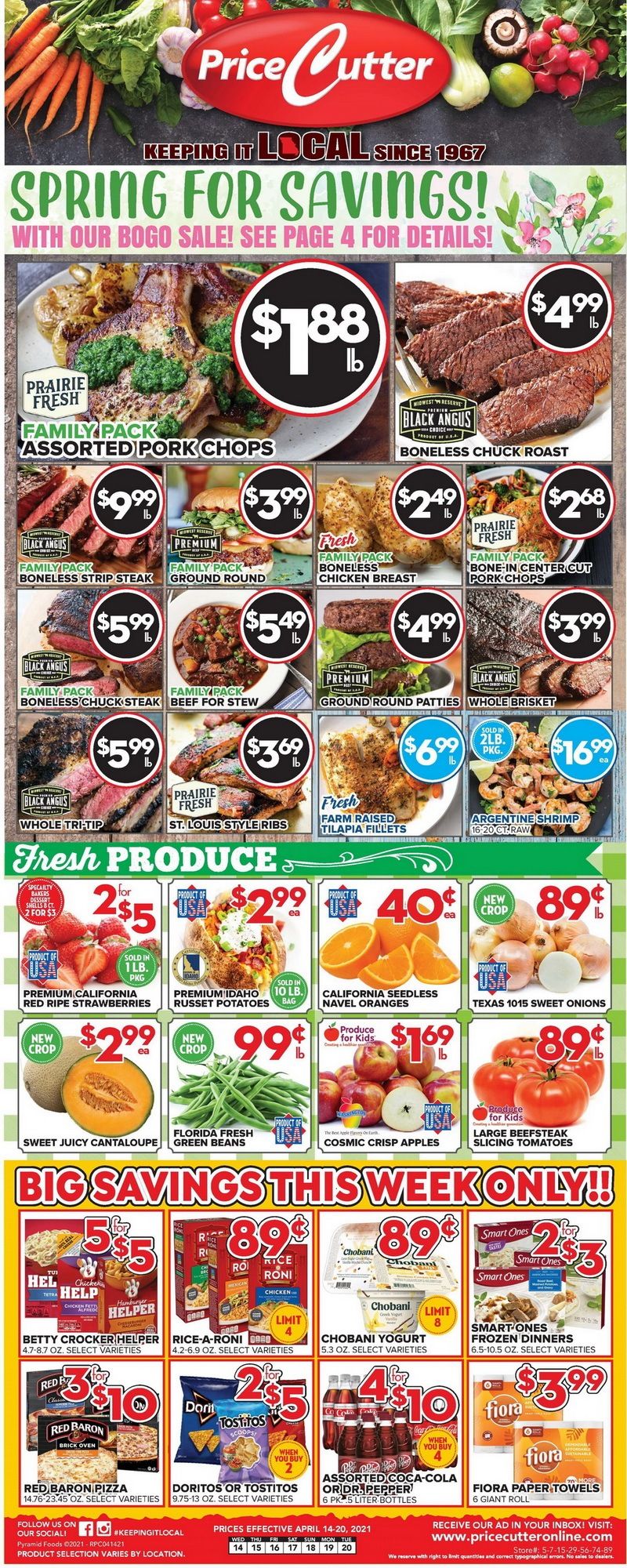 Price Cutter Weekly Ad Apr 14 Apr 20, 2021