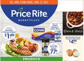 Price Rite Weekly Ad Apr 09 – Apr 15, 2021