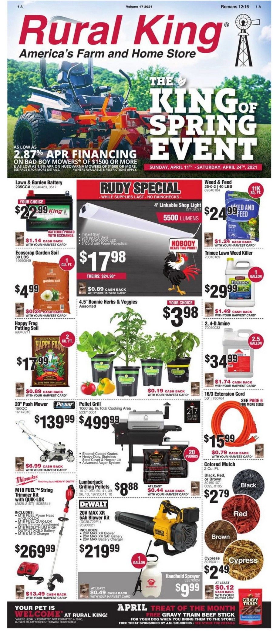 Rural King Weekly Ad Apr 11 Apr 24, 2021
