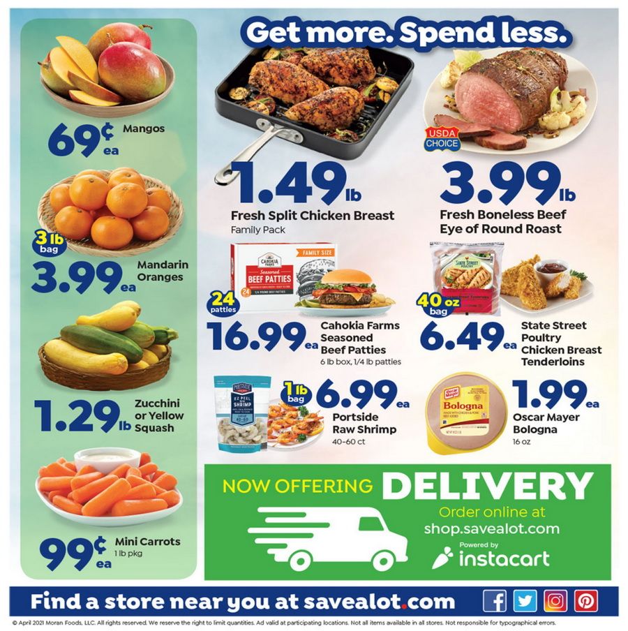 Save A Lot Weekly Ad Apr 14 – Apr 20, 2021