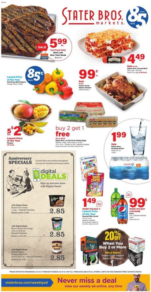Stater Bros Weekly Ad Apr 21 Apr 27, 2021