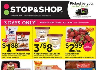Stop & Shop Weekly Ad Apr 16 – Apr 22, 2021